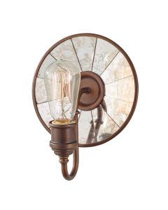 1 Light Wall Light - Light Bronze