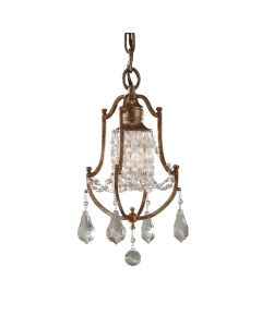 1 Light Mini Pendant - Distressed Bronze