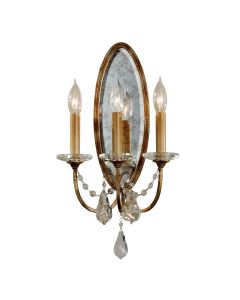 3 Light Wall Light - Distressed Bronze