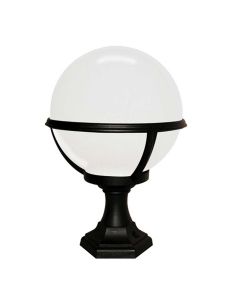 1 Light Pedestal/Porch Lantern - Textured Black