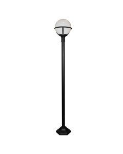 1 Light Lamp Post - Textured Black