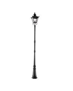 1 Light Lamp Post - Textured Black