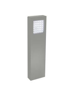 Mini Bollard Light Double Sided - Matt Silver