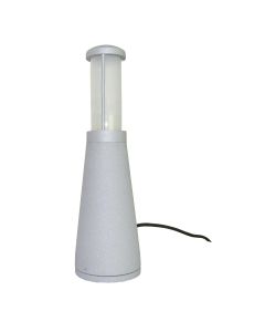 Aluminium Plain Bollard - Matt Silver