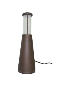 Aluminium Plain Bollard - Aged Iron