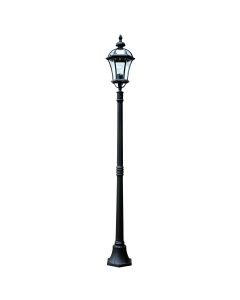 1 Light Lamp Post - Textured Black