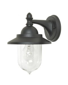 1 Light Wall Lantern - Textured Black