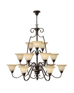 15 Light Chandelier - Oil Rubbed Bronze