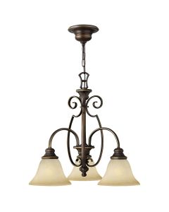 3 Light Chandelier - Oil Rubbed Bronze