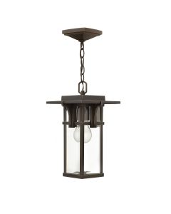 1 Light Chain Lantern - Dark Brown