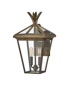 2 Light Medium Wall Lantern - Burnished Bronze