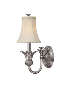 1 Light Wall Light - Polished Antique Nickel