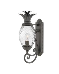 1 Light Medium Wall Lantern - Grey Black