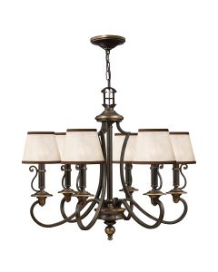 6 Light Chandelier - Oil Rubbed Bronze