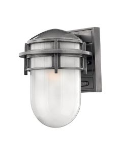 1 Light Small Lantern - Glossy Dark Grey