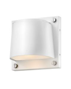 1 Light Small Wall Light - Satin White