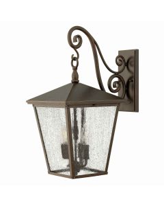 4 Light Large Wall Lantern - Old Painted Bronze