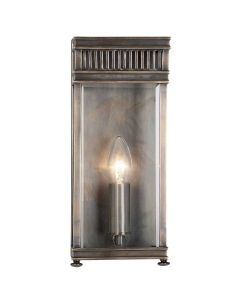 1 Light Half Lantern Small - Dark Bronze