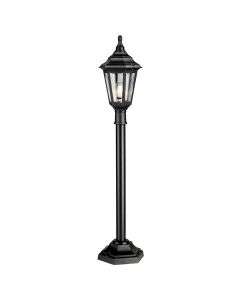 1 Light Pillar Lantern - Textured Black