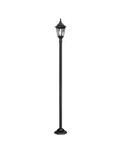 1 Light Lamp Post - Textured Black