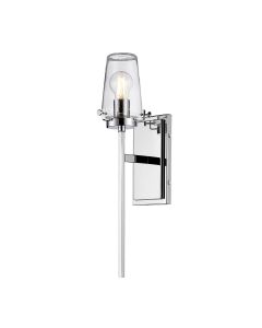 1 Light Wall Light - Polished Chrome