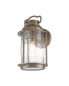 1 Light Large Wall Lantern - Burnished Bronze