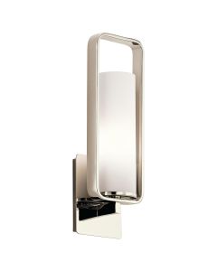 1 Light Wall Light - Polished Nickel