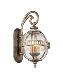 2 Light Small Wall Lantern - Burnished Bronze