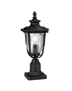 1 Light Medium Pedestal - Oil Rubbed Bronze