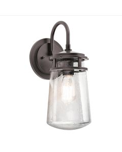 1 Light Medium Wall Lantern - Grey Bronze