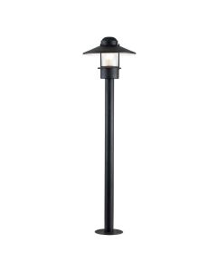 1 Light Bollard - Textured Black