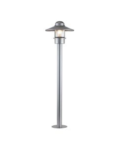 1 Light Bollard - Silver