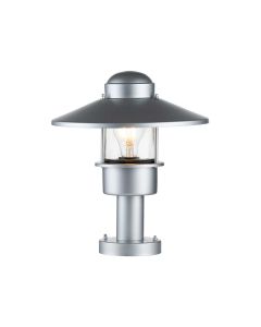 1 Light Pedestal - Silver