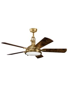 56in / 142cm Fan - Burnished Antique Brass