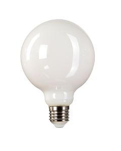 White Globe LED E27 Lamp - White