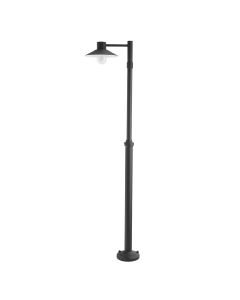 1 Light Lamp Post - Textured Black