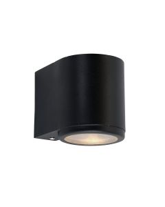 1 Light Down Wall Light - Textured Black