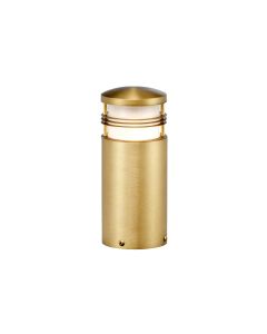 1 Light Mini Bollard - Brushed Brass