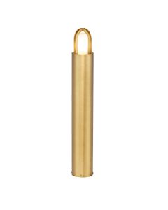 1 Light Bollard - Brushed Brass