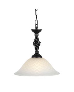 1 Light Pendant - Black