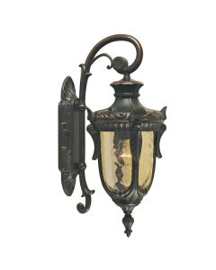 1 Light Small Down Wall Lantern - Old Bronze