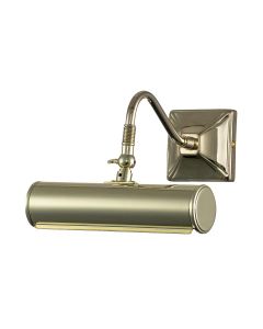 1 Light Small Picture Light - Polished Brass