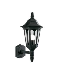 1 Light Chain Lantern - Textured Black