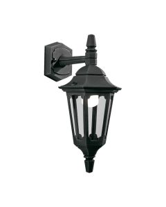 1 Light Down Mini Wall Lantern - Textured Black