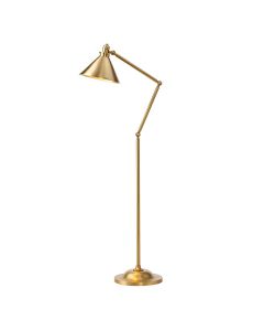 1 Light Floor Lamp - Aged Brass