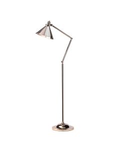 1 Light Floor Lamp - Polished Nickel