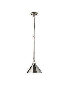 1 Light Wall Light/Pendant - Polished Nickel