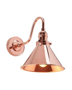 1 Light Wall Light - Polished Copper