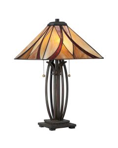 2 Light Table Lamp - Vintage Bronze