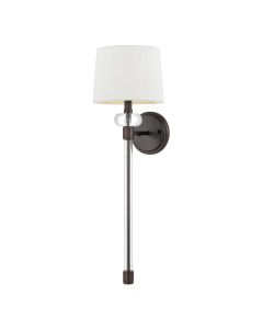 1 Light Wall Light - Dark Bronze